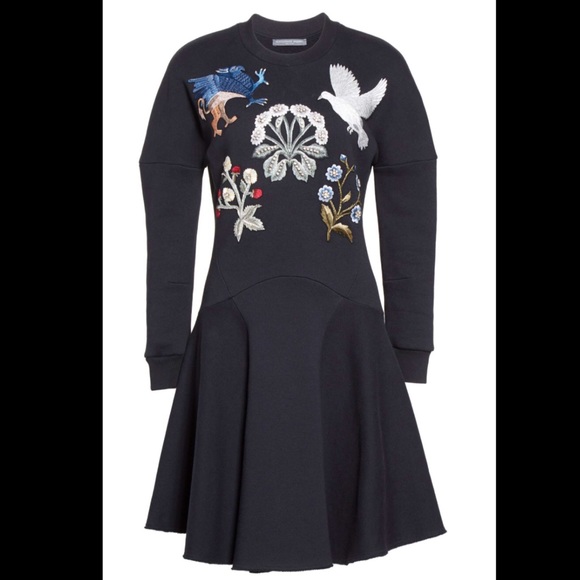 alexander mcqueen sweatshirt dress